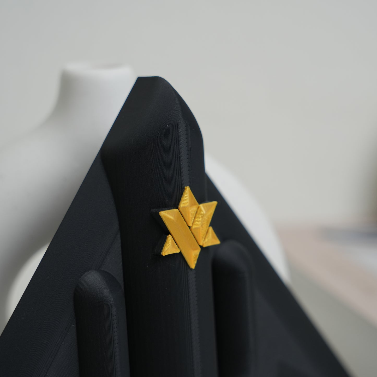 The B2-zah Mezuzah Case (Hybrid Star-of-David Shin)