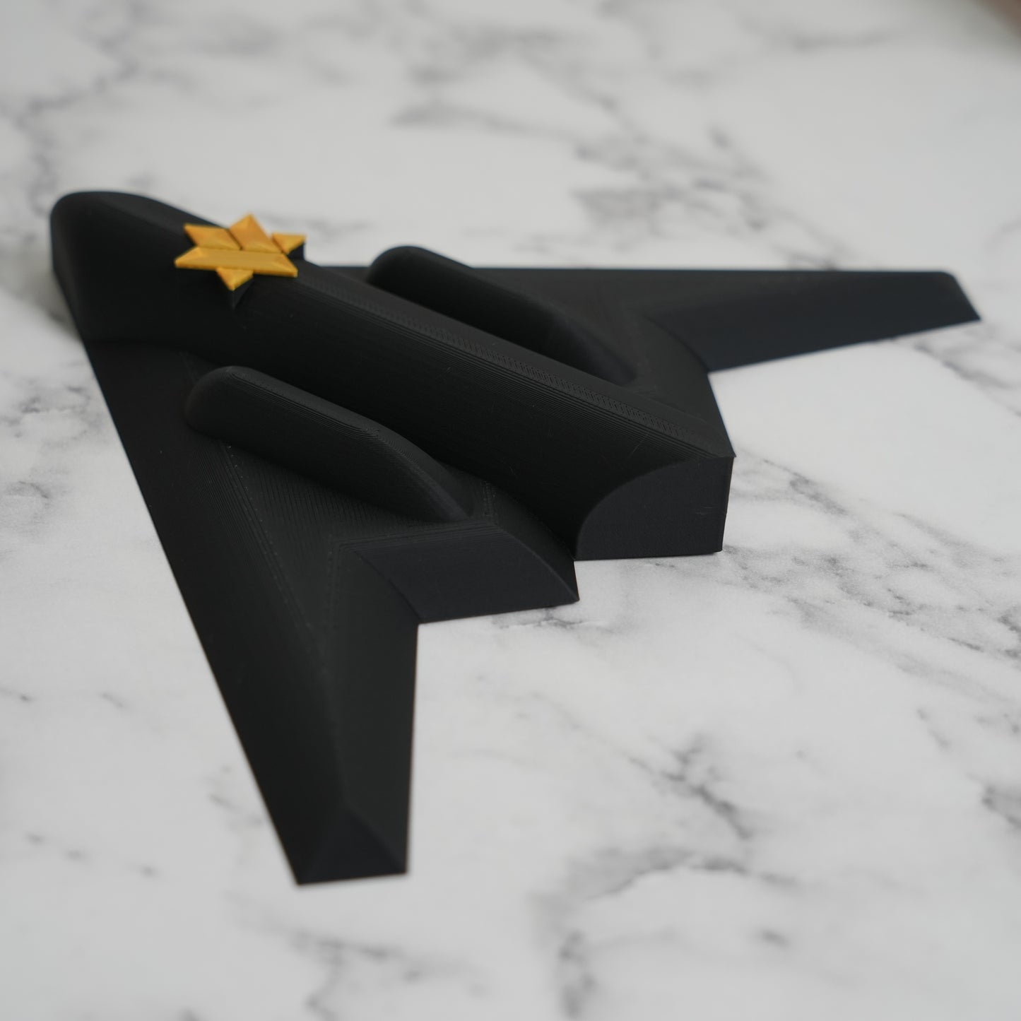 The B2-zah Mezuzah Case (Hybrid Star-of-David Shin)