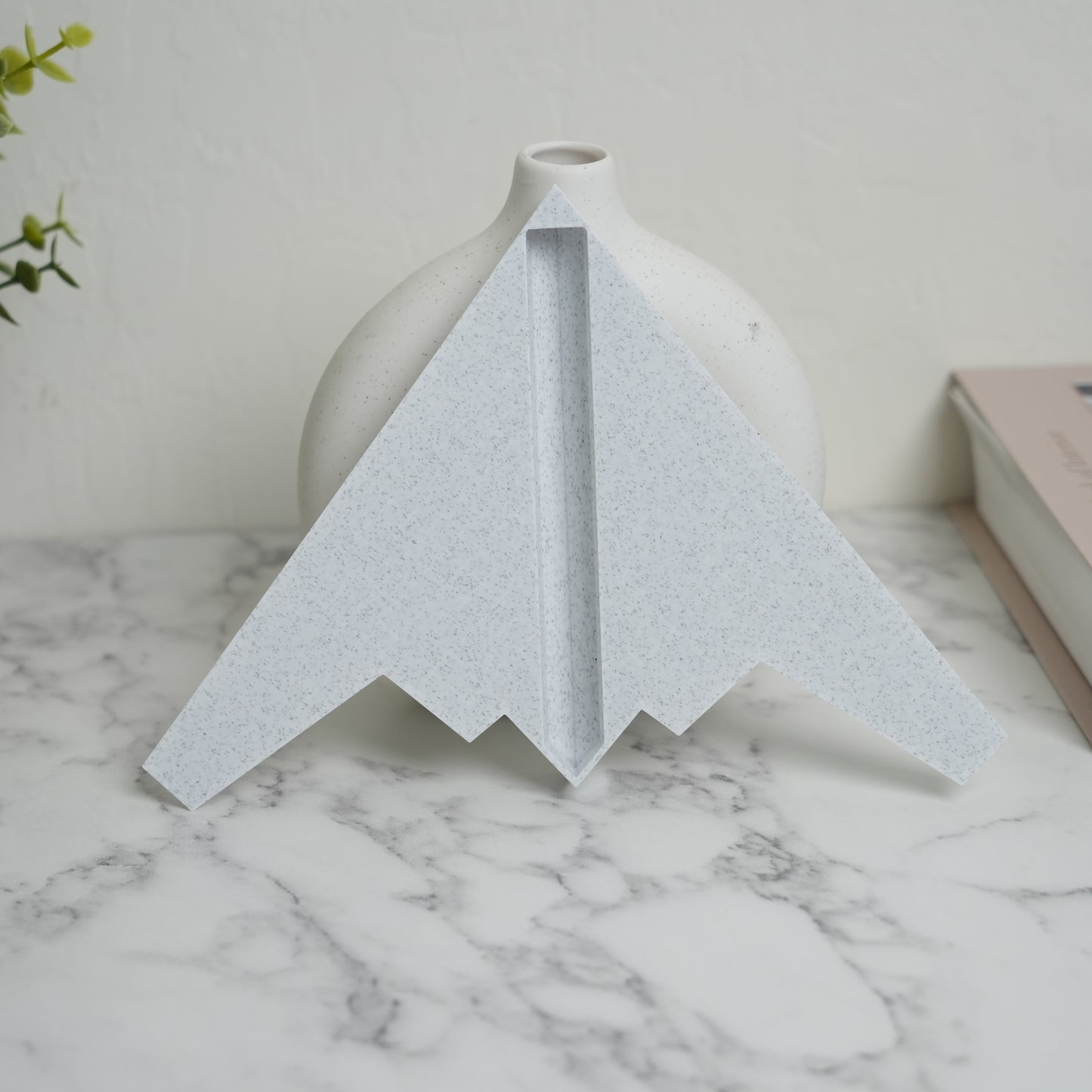 The B2-zah Mezuzah Case (Hybrid Star-of-David Shin)