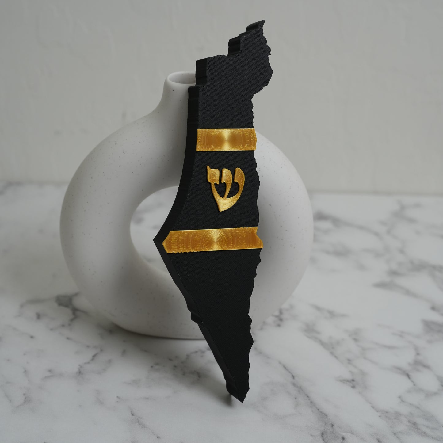 Map of Israel Mezuzah Case