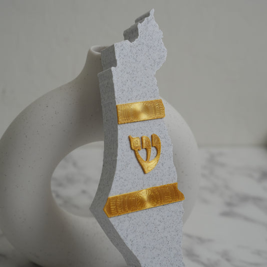 Map of Israel Mezuzah Case