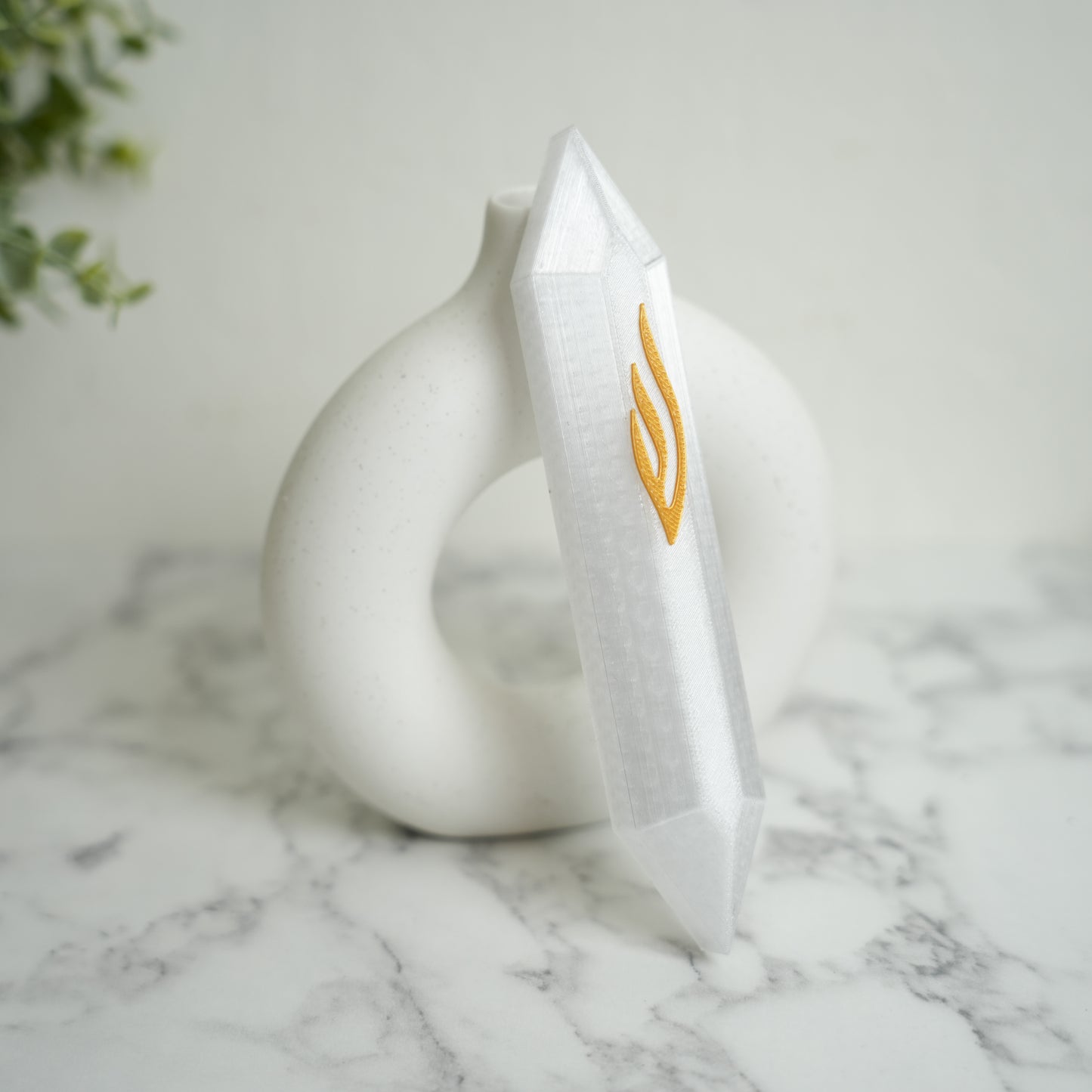 Crystal Mezuzah Case