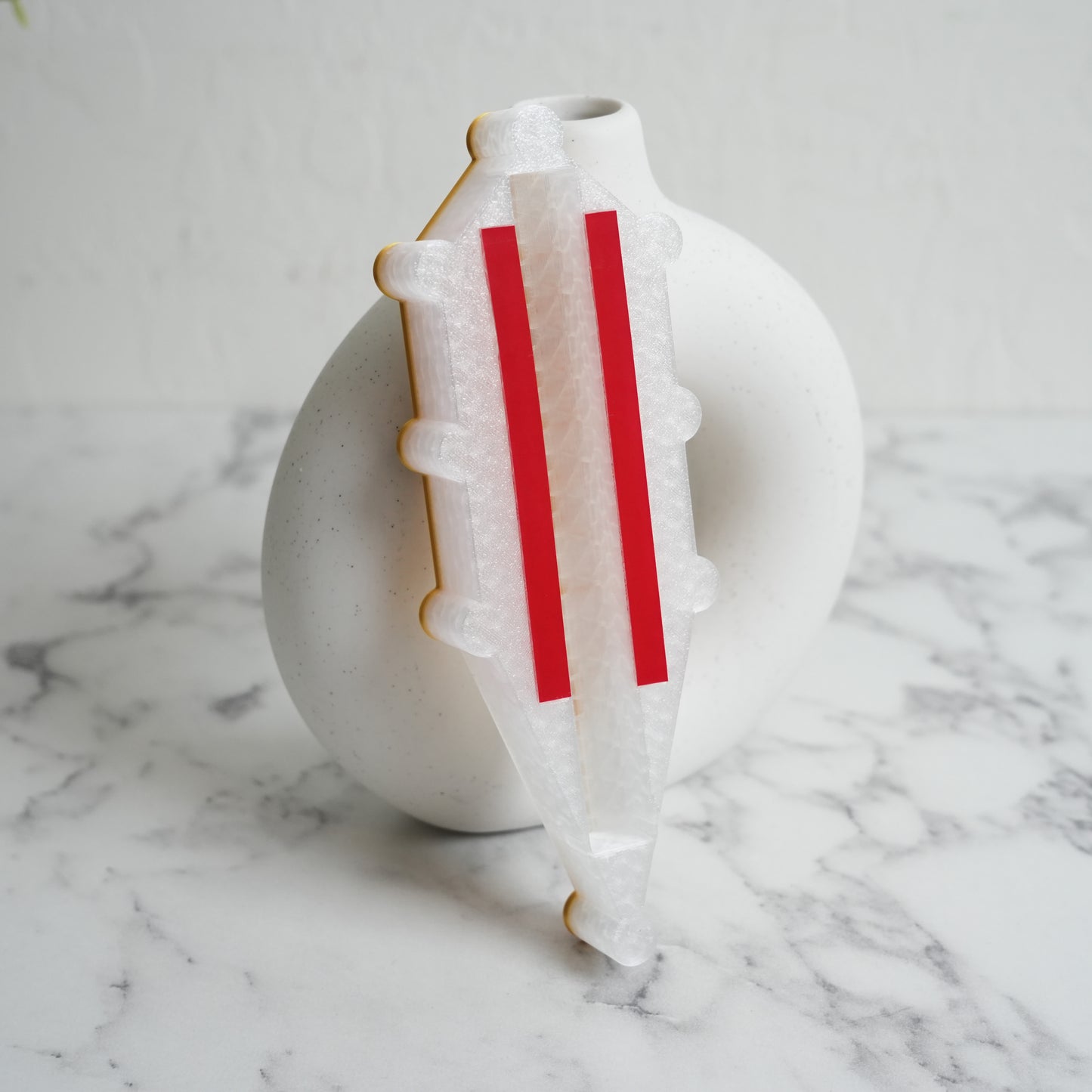 Tree of Life 10 Sefirot Mezuzah Case (Clear)