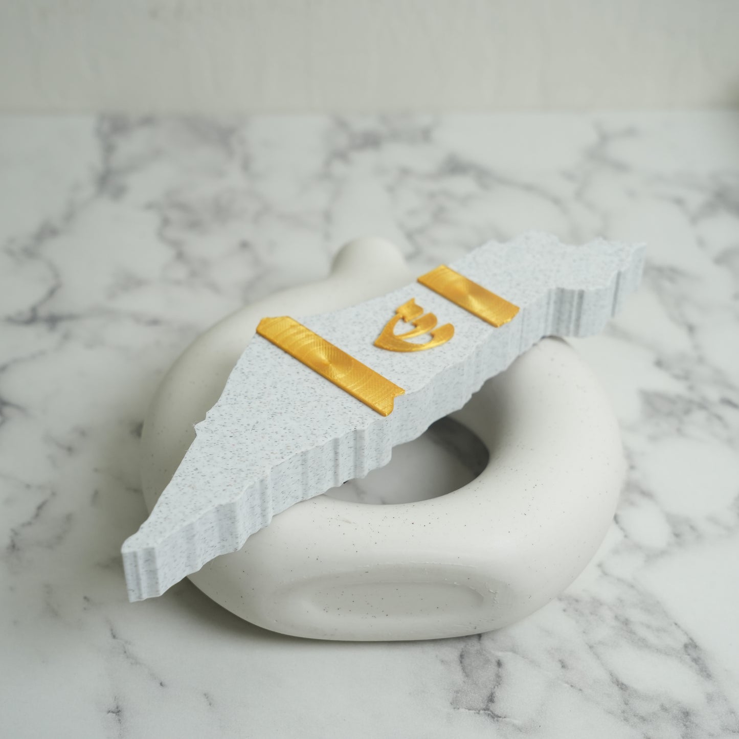 Map of Israel Mezuzah Case