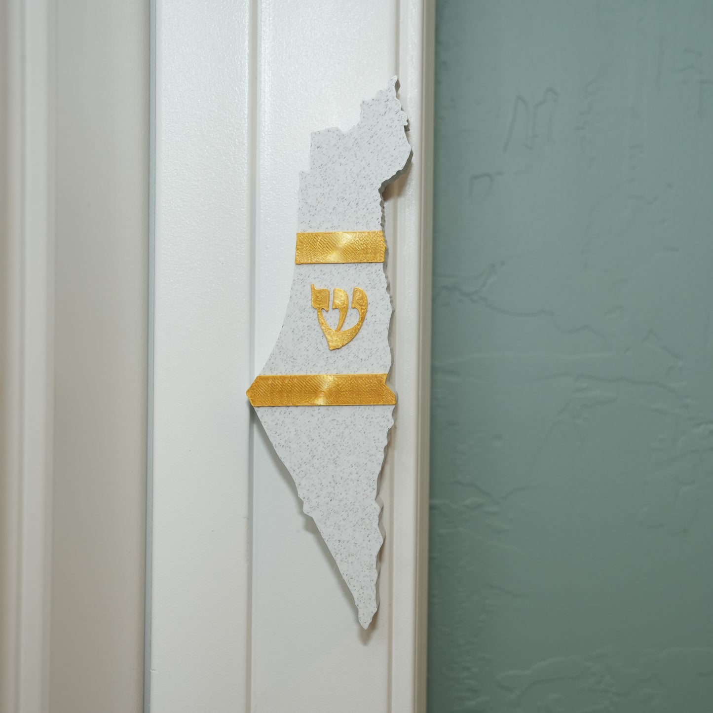Map of Israel Mezuzah Case