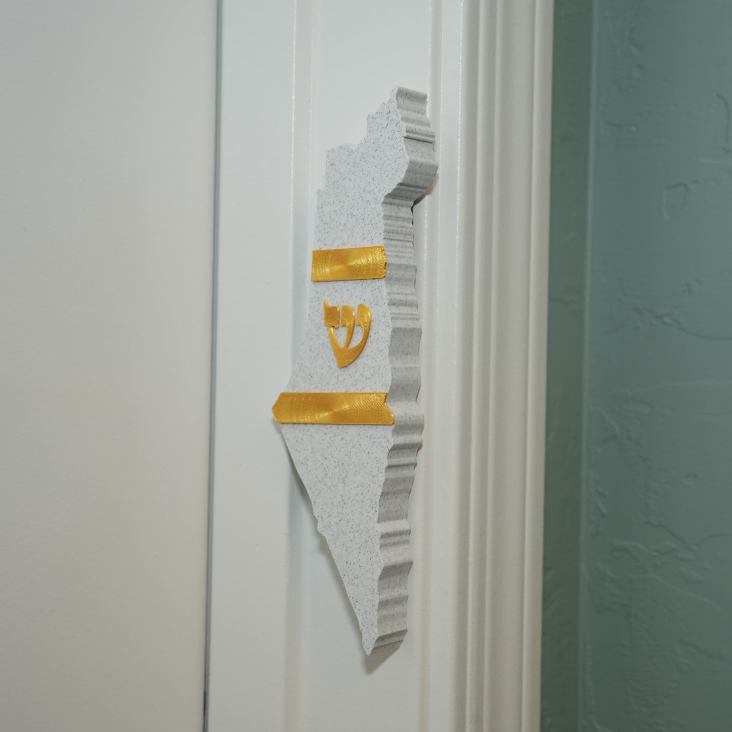 Map of Israel Mezuzah Case