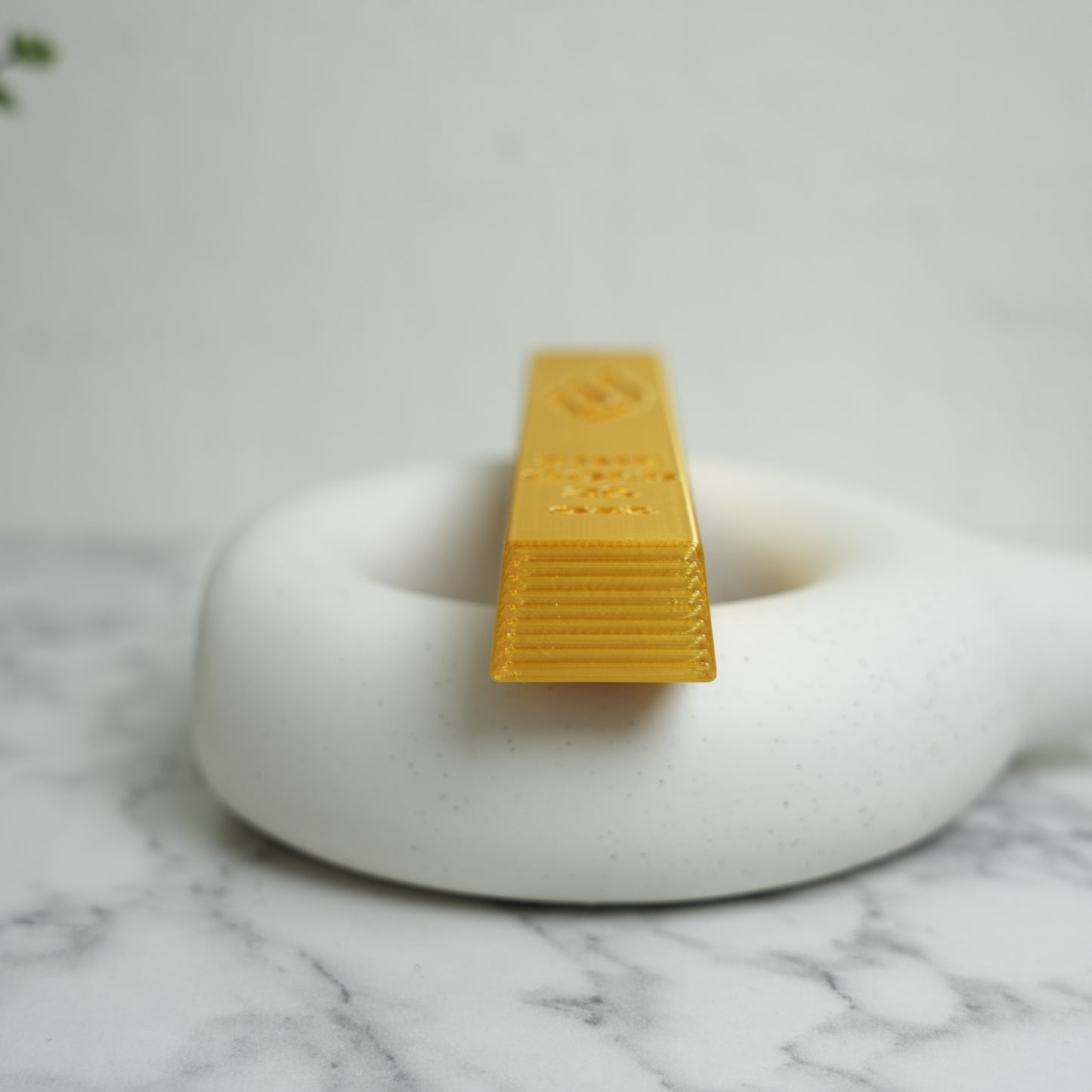 Gold Bar Mezuzah Case