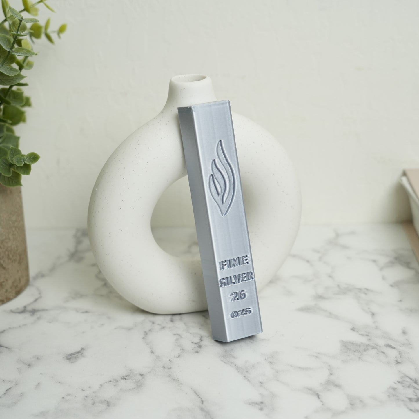 Silver Bar Mezuzah Case