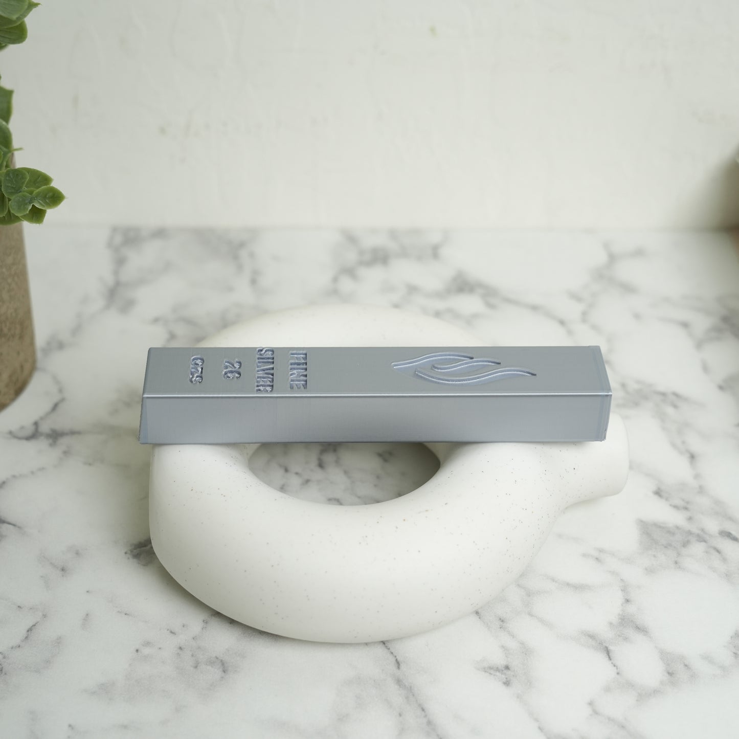 Silver Bar Mezuzah Case