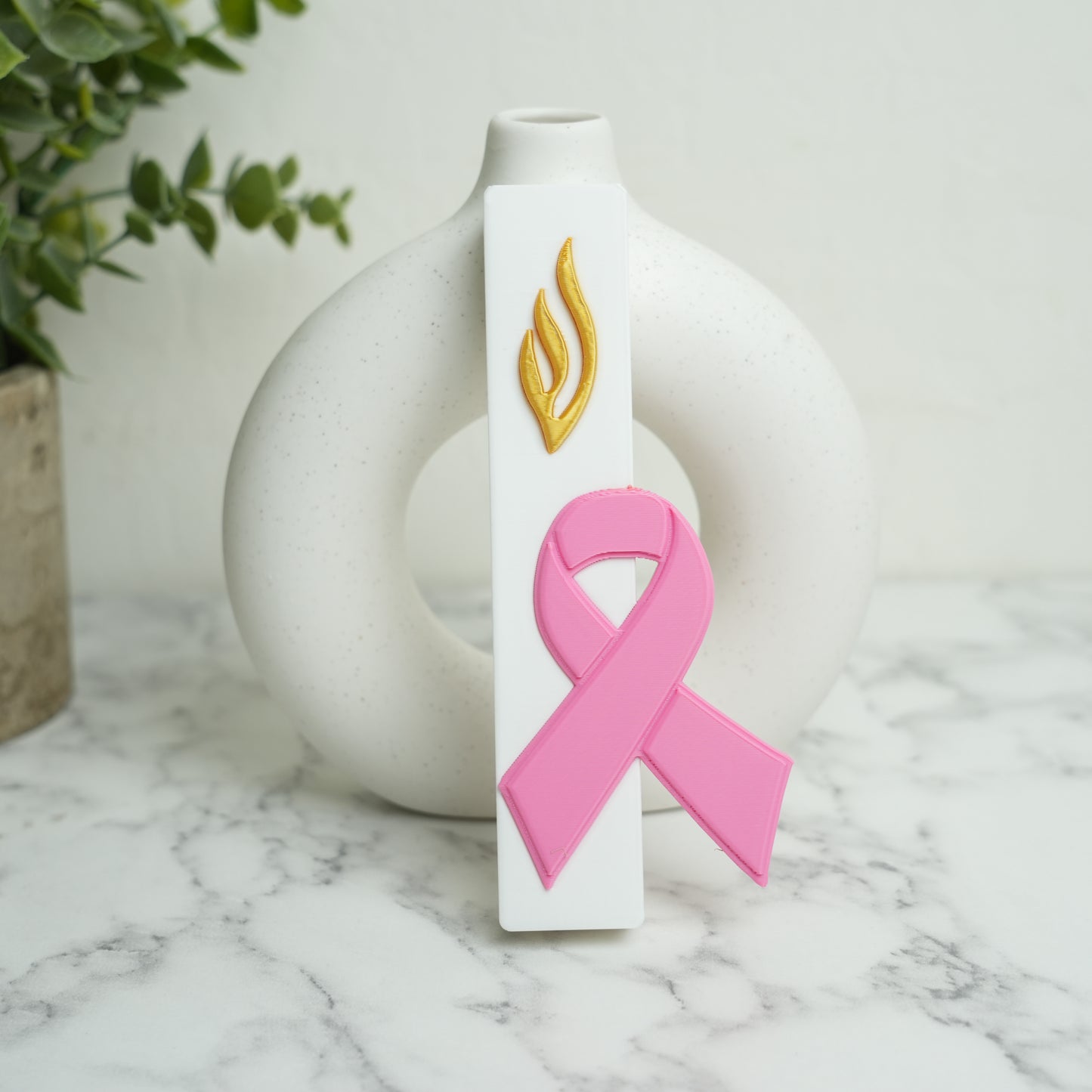 Breast Cancer Awareness Mezuzah Case