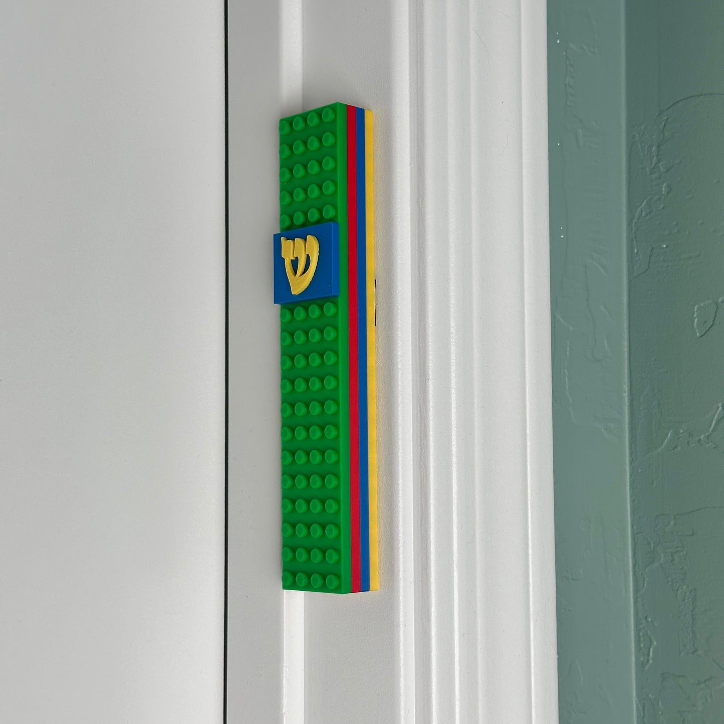 Lego Style Mezuzah Case